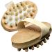 AnHua Natural Wood Hand-Held Body Brush - Cellulite Reduction - L Size - Buy Online on SooperMarket.com