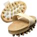 AnHua Anti Cellulite Massager Brush - Handheld Wood Spa Bath Tool - Buy Online on SooperMarket.com