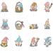 Colorful Easter Cake Decorations Set Of 12pcs Rabbit Gnomes Cupcake Toppers Spring Theme Decor Easter Party Supplies Dessert Decor - Buy Online on SooperMarket.com
