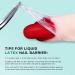 LOUINSTIC Quick Gel Polish Remover Kit - 3-5 Minute Nail Polish Removal with Peel Off Latex Tape Barrier - Buy Online on SooperMarket.com