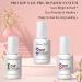 Honey Joy Dip Powder Nail Kit Starter Set | 4 Colors Nude Brown Pink | Dipping Powder Liquid with Base Top Coat | Salon Quality Manicure DIY Kit | No LED Nail Lamp Needed - Buy Online on SooperMarket.com