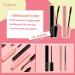 Lash Remover for Cluster Lashes Cluster Eyelash Glue Remover Eyelash Remover for Extensions DIY Lash Adhesive Remover Clear Non-Irritating Oil Texture Gentle Formula 10ml - Buy Online on SooperMarket.com