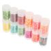 Healeved 12 Boxes Nail Art Accessories Fruit Slices Resin Charms Slices Mini Accessories Nail Fruit Resin Making Charms Nail Art Supplies Lip Gloss Decor Polymer Clay Material Soft Pottery 14.2X8.8X2.5CM Assorted Color