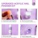 Saviland Acrylic Nail Kit for Beginners - 3 Colors Powder & Liquid Set with Nail Brush & Tools - DIY Nail Extension & Manicure Gift - 02 with Practice Fingers - Buy Online on SooperMarket.com