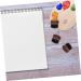 KALLORY 8pcs Painting Brush Drawing Art Supplies Stain Sponge Brush Eyeshadow Sponge Applicator Wood Black 4X3cm - Buy Online on SooperMarket.com