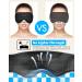 Sleep Mask with Bluetooth Earphones Sleep Headphones Bluetooth Blackout Wireless Eye Mask & Blindfold for Night's Sleep Travel Nap Office Cool Tech Gadgets for Women's Day Gift Headphones Bluetooth Wireless Ice Silk Lining - Black - Buy Online on SooperMarket.com