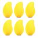 KZZM 6pack Makeup Sponges Blender Beauty Tool for Liquid Powder Cream Beautiful Mango Shaped Makeup Sponge