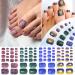 Self-Adhesive Toenail Polish Stickers - Color 03 | Nail Art Wraps & Decals for Manicure - Buy Online on SooperMarket.com