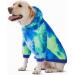 BT Bear Dog Hoodie - Tie-dyed Fleece Pet Sweatshirt for Medium Large Dogs (5XL Blue/Green) - Buy Online on SooperMarket.com