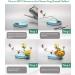 JUSTDOLIFE Stainless Floral Frog Vase - Round Metal Flower Arranger Pin Holder | 3 Pack Silver Flower Frogs for DIY Flower Craft - Buy Online on SooperMarket.com