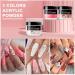 Movoran Acrylic Nail Kit for Beginners - 3 Colors Powder & Liquid Set with Brush Cleaner - Ideal for Nail Extension - Professional Nail Kit for Everything - Buy Online on SooperMarket.com