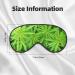 Buy Green Leaf1 Soft Sleep Eye Mask - Breathable Female Eye Patch for Travel & Relaxation - Buy Online on SooperMarket.com