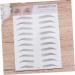 NOLITOY 2pcs 3d Eyebrow Stickers Eyebrow Makeup Kit Eyebrow Transfer Stickers Template Eyebrow Trimming Miss - Buy Online on SooperMarket.com