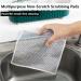LONGLUAN Non-damaging Metal Bamboo Charcoal Cleaning Cloth Circularite Cleaning Pads Palutia Clean Cloth Non-Scratch Wire Dishcloth Resuable Double-Sided Mesh Metal Wire Cleaning Rag (10 Pcs) - Buy Online on SooperMarket.com