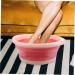 PLAFOPE 1pc Folding Washbasin Foldable Basin Foldable Washbasin Wash Basin Bathroom Basin Washing Basin Cleaning Basin for Home Bathroom Supply Portable Washbasin Dormitory Supply 32X32X12CM Pink - Buy Online on SooperMarket.com