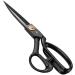 8 Inch Professional Tailor Scissors - Heavy Duty Sewing Shears for Fabric and Leather Cutting - Industrial Grade Sharp Scissors for Home, Office, Artists, and Dressmakers - Black - Buy Online on SooperMarket.com
