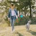 Etaccu Rollerin Retractable Dog Leash - 5m Reflective Non-Slip Handle One-Button Block For Medium & Large Dogs Up to 50kg (Blue) - International Shipping Available - Buy Online on SooperMarket.com
