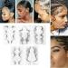 Fake Hairline Stickers 5 Sheets Hair Edge Tatto for DIY Hairstyling for Makeup - Buy Online on SooperMarket.com