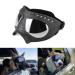 Dog Sunglasses Goggles Medium to Large Breed, Sun Light Protection Goggles for Medium Dogs, Windproof Large Dogs Mask Glasses for Outdoor Sports, Black Large Black