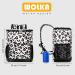 Wolka 35 Can Backpack Cooler - Insulated, Leak Proof, Waterproof, Lightweight - Ideal for Beach, Camping, Hiking - Snow Leopard Design - Great Gift for Men and Women - Buy Online on SooperMarket.com