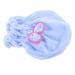 MAGICLULU 2pcs Elastic Shower Hair Ties Towel Shower Cap for Women Hair Drying Cap Shower Cap Hair Ties for Women Hair Bathing Cap Shower Cap for Hair Towel Take a Bath Child Dark Bluex2pcs mediumx2pcs