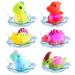 EUCOCO Bath Toys for 1 2 3 4 5 Year Olds Dinosaur Toys for Boys Gifts for 1-5 Year Old Boys Girls Light Up Bath Toys Birthday Gifts for Kids Toddler Bath Toys Boys Toys age 1-5 Color-b