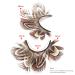 White False Eyelashes for Halloween & Cosplay | Natural Look Anime Makeup | D03-Brown Tiger Print - Buy Online on SooperMarket.com