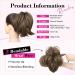 REECHO Ginger Brown Messy Bun Claw Clip Ponytail Extension for Women - Buy Online on SooperMarket.com