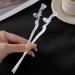 DHWEKU 2 pieces women's hair sticks retro hair sticks hair sticks for long hair beautiful and elegant holds the hair firmly suitable for hair styling design for decorative hair firm hairstyle - Buy Online on SooperMarket.com