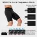 WRAGCFM Men's Compression Shorts with Pockets - White, Size Small - Buy Online on SooperMarket.com