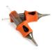 BEZTAT Ultra Premium #10 Bugpin Round Liner Cartridge Needles - 20 Pack with Grip & Machine Covers - Buy Online on SooperMarket.com