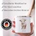 Personalized Sheep Enamel Cup for Kids - Custom Name Drinking Cup | Ideal Gift for Boys & Girls - 300 ml - Buy Online on SooperMarket.com