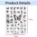 RUNRAYAY Nail Stamping Plates Butterfly Theme Nail Art Plate Stainless Steel Design Stamp Template for Printing Stencil Tools - Buy Online on SooperMarket.com