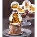 Pre-Cut Garfield 2B Edible Stand up Wafer Paper Cupcake Toppers Cake Decorations Birthday Party Cat (24) - Buy Online on SooperMarket.com
