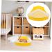BELLIFFY Box Pet Potty Urinal Guinea Pig Bedding Rabbit Pet Pan Toilet Pet Litter Tray Bunny Toilet Abs White 24.5X18.5cm White - Buy Online on SooperMarket.com