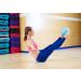8 Inch Mini Yoga Pilates Ball with Pump - Blue | Core Stability Exercise Ball for Barre Workout and Physical Therapy - Buy Online on SooperMarket.com