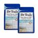 Dr. Teals Ginger & Clay Pure Epsom Salt Bath Soaking Solution Gift Set (2 Pack 3lbs ea.) - Detoxify & Energize with Ginger & Clay Cleanses Body of Harmful Toxins - Relieves Daily Stress at Home