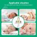 Light Silicone Pacifier Set - BPA-Free 0-6m Safe & Flexible Design (4 Pieces) - Buy Online on SooperMarket.com