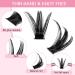 280 Pcs 40D+50D Mixed Cluster Lashes - DIY Eyelash Extensions at Home - 9-15 Mix - Large Size - Buy Online on SooperMarket.com