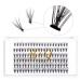 Cluster Lashes 20D-0.07D-16mm 120 Pcs Individual Lashes C D Curl B&Q LASH Individual Eyelashes 10D 20D Individual Cluster Lashes DIY Lash Extensions at Home (20D-D-0.07 16mm) 20D-0.07D 16 mm