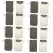 Baluue 16 Pcs Black Linen Soap Bag Soap Saver Soap Exfoliating Body Bar Soap Foaming Soap Foam Soap Flax
