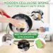 Biodegradable Colored Kitchen Sponge 16-Pack - Non-Scratch Cellulose Dishwashing Sponge - Natural Cleaning Scrub - 16 Count - Buy Online on SooperMarket.com