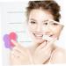KOMBIUDA Facial Cleansing Brush exfoliator Silicone Brush for face Silicone Facial Cleansing Brush face wash Brush Silicone face Scrubber for Women face Brush Bath Brush Silica Gel The face 7x7cm As Shown - Buy Online on SooperMarket.com