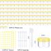 100 Pieces Mini Clear Cosmetic Bottles - 5ml Empty Jars for Lip Balm Lotion & Cream | Transparent Screw Cap Containers - Yellow Set - Buy Online on SooperMarket.com