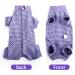 HEYWEAN Cat Recovery Suit - M Purple Stripes | Post-Surgery Bodysuit for Cats | Cone Collar Alternative & Surgical Shirt - Buy Online on SooperMarket.com