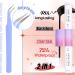 PHKERATA Wispy Lash Extension Kit - 180Pcs Natural Cluster Lashes | DIY Fluffy C Curl Individual Lashes Set with Bond, Seal, and Tweezers | 9-12MM Cluster Wispy Kit - Buy Online on SooperMarket.com