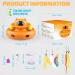 Dreamon 4-in-1 Interactive Electric Cat Toy - Self-Entertainment Cat Intelligence Toy with 5 Spring Replacements & USB | Best for International Shipping - Buy Online on SooperMarket.com