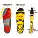 Sorbothane Double-Stitched Insoles - Yellow EU 44-45 (UK 10) | Premium Comfort for All-Day Support - International Shipping Available - Buy Online on SooperMarket.com