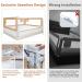 Extra Tall Bed Rails for Toddlers - Twin to King Size - Khaki - 1 Side 78.74 L x 27 H - Buy Online on SooperMarket.com