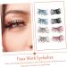 ABOOFAN 8 Pairs Fake Eyelashes Layered Fake Lashes Long Halloween Eyelashes Eyeliner Strip Sticker False Eyelash Halloween Costumes Halloween Party Fake Eyelash 3d Fluffy Cosmetic - Buy Online on SooperMarket.com